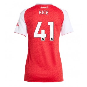 Arsenal Declan Rice #41 Replika Hjemmebanetrøje Dame 2025-26 Kortærmet